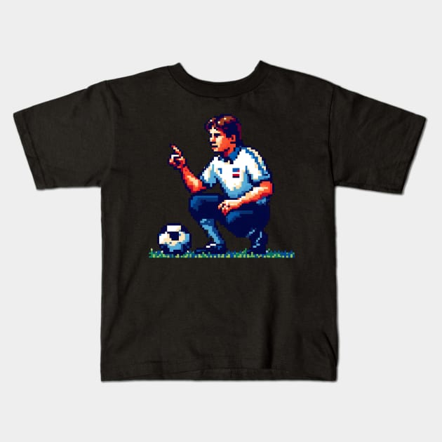 soccer coach Kids T-Shirt by vaporgraphic